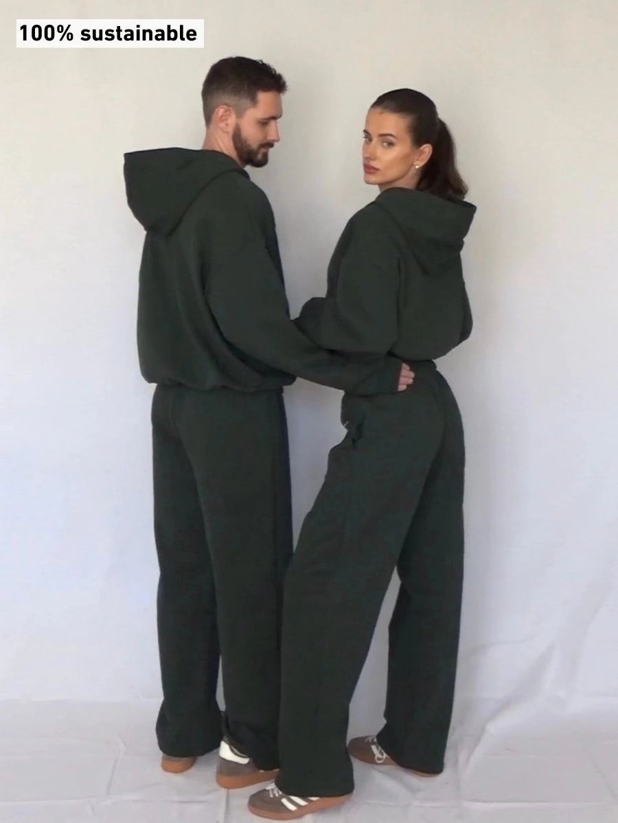 100% Organic Cotton Unisex Wide Leg Pant