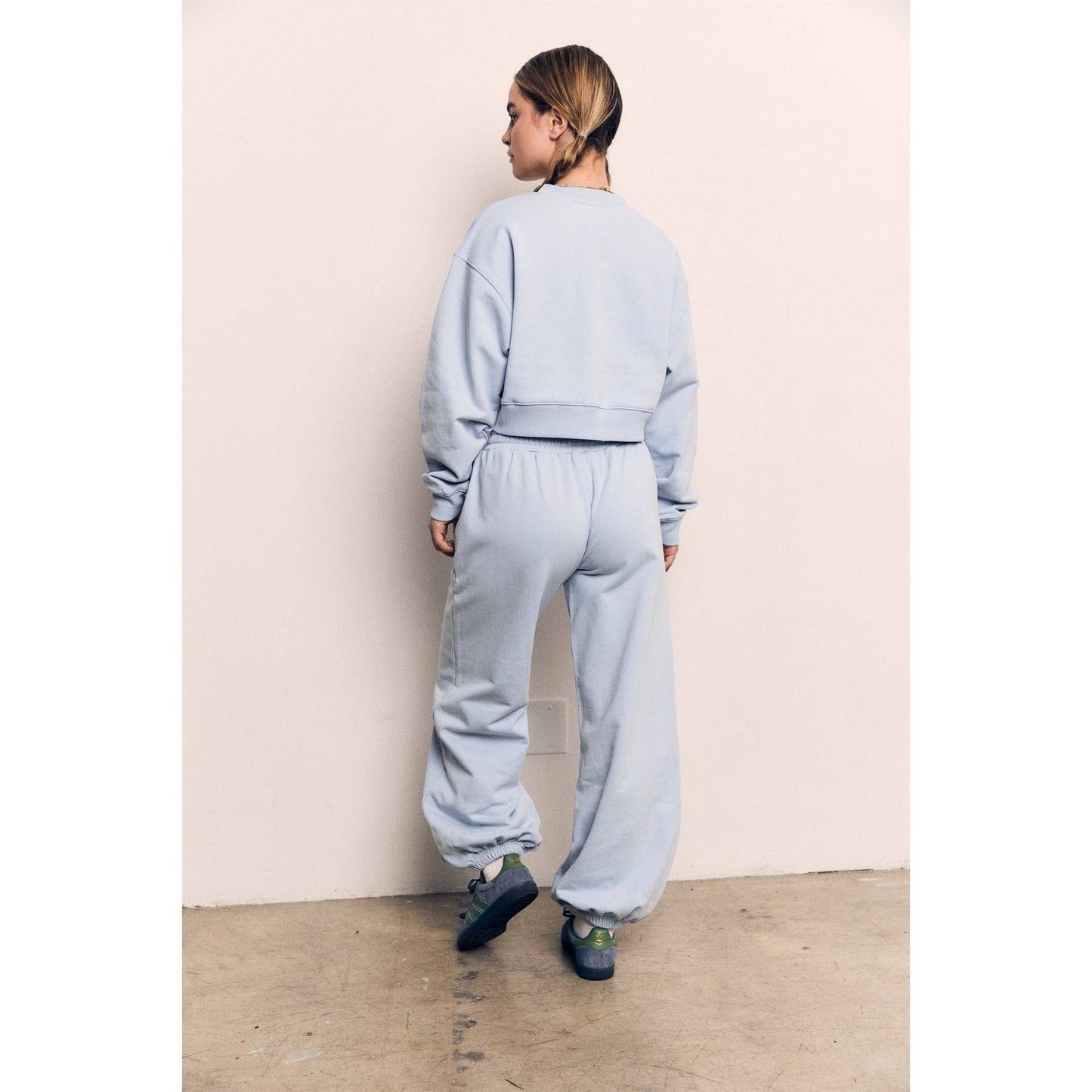 Organic Cotton Cropped Crewneck (AAD122)