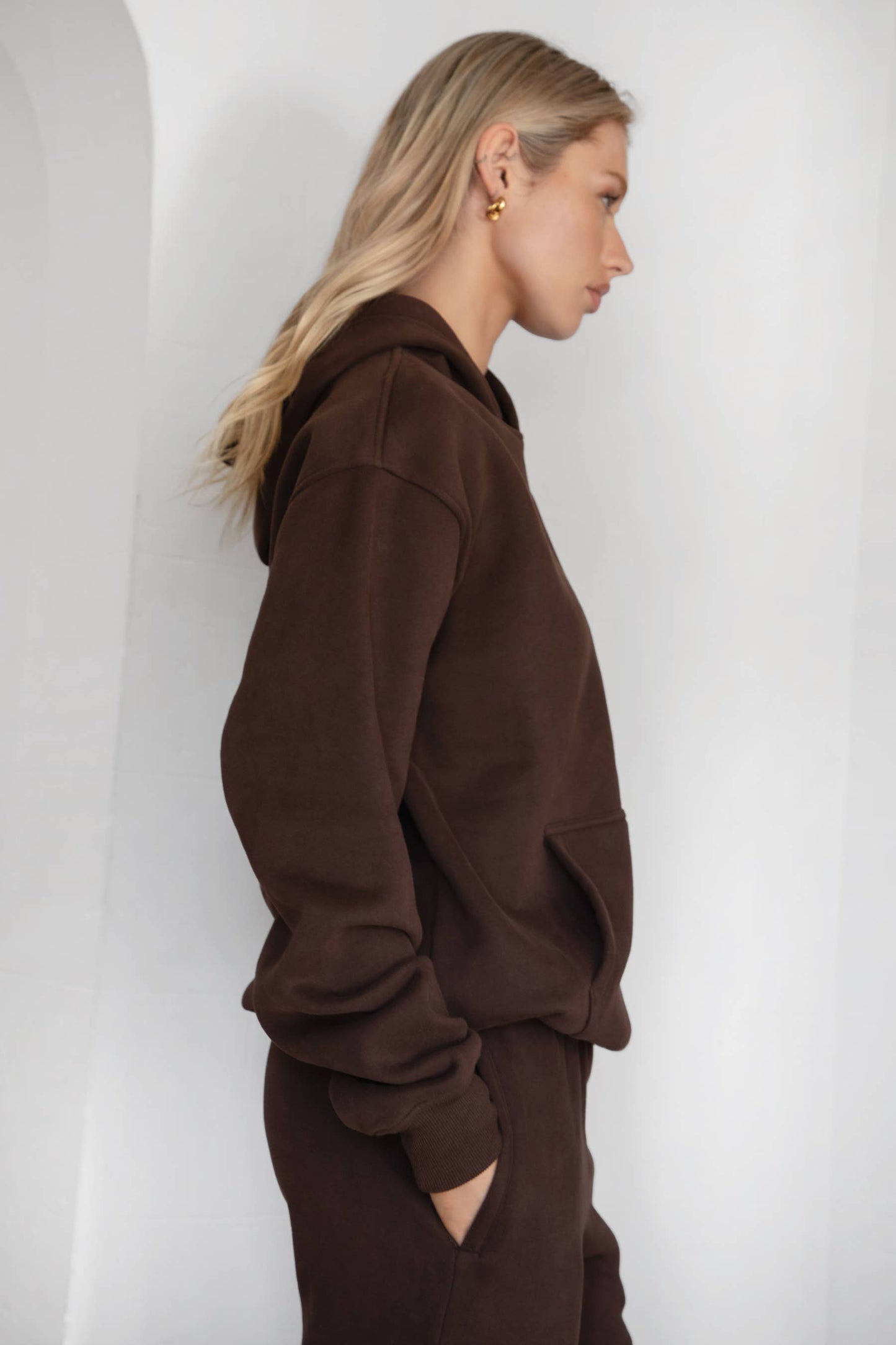 DAMI Cloud Fleece Classic Oversized Hoodie Kangaroo Pocket