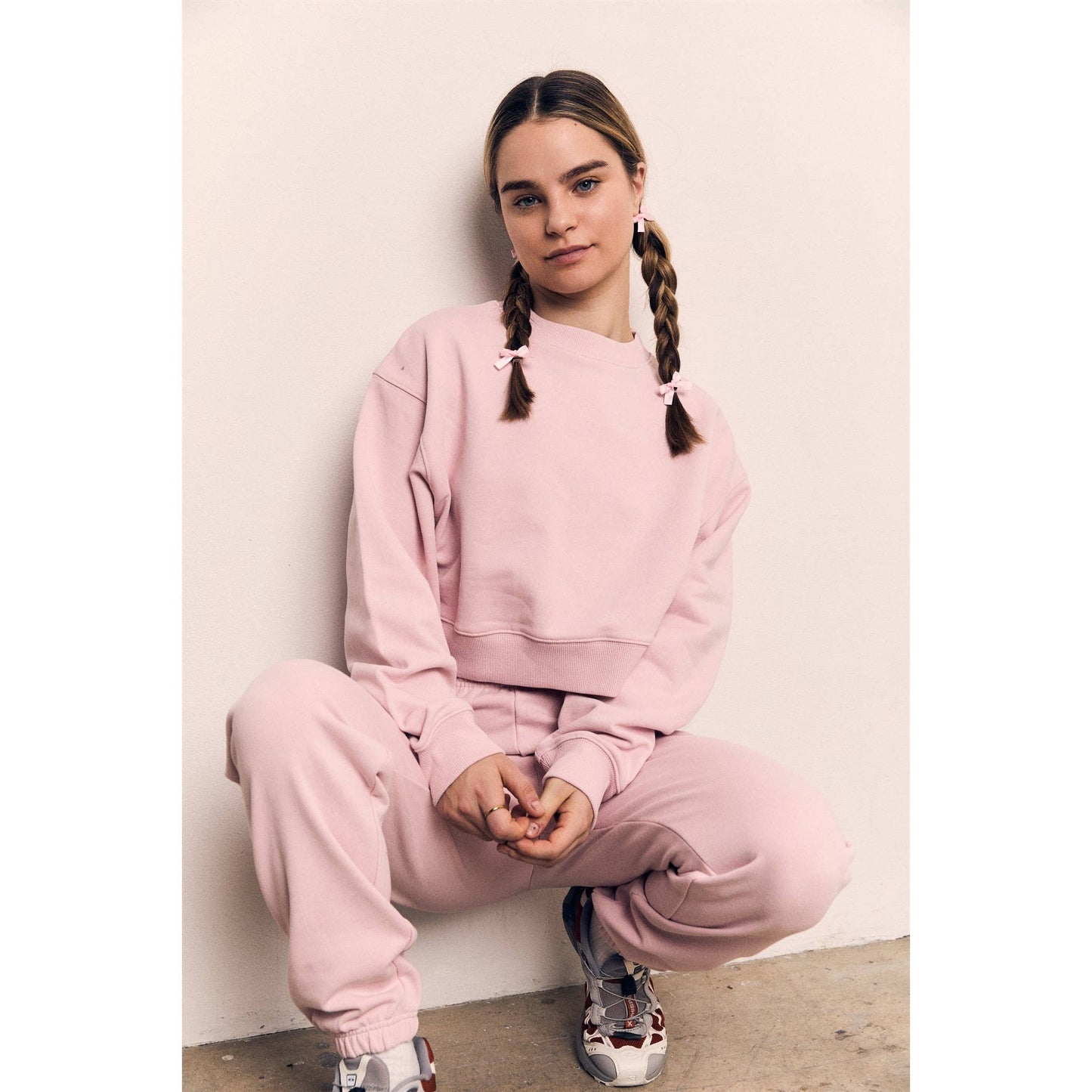 Organic Cotton Cropped Crewneck (AAD122)