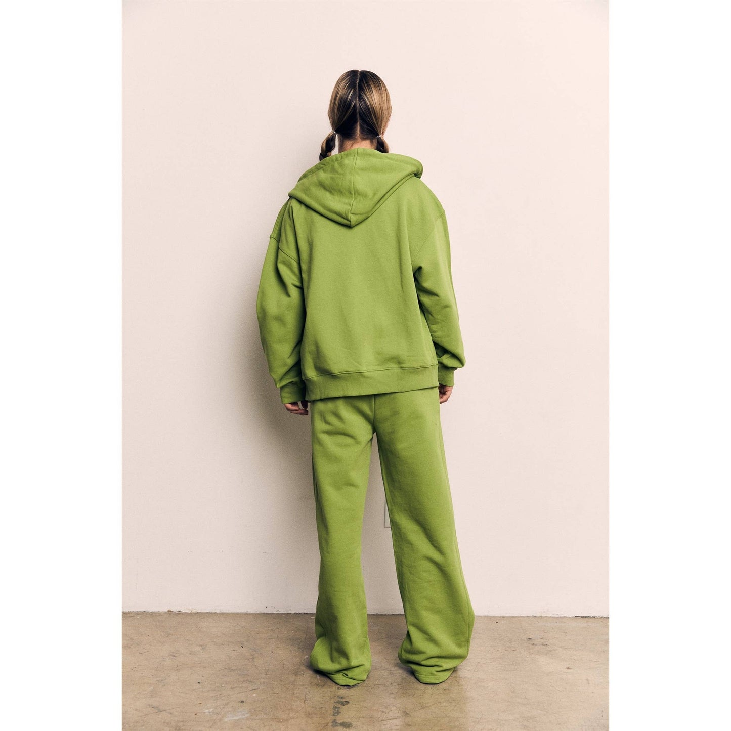 ORGANIC COTTON TERRY WIDE PANTS
