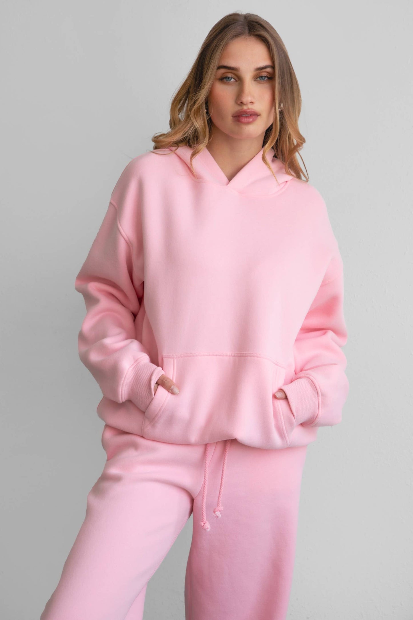 DAMI Cloud Fleece Classic Oversized Hoodie Kangaroo Pocket