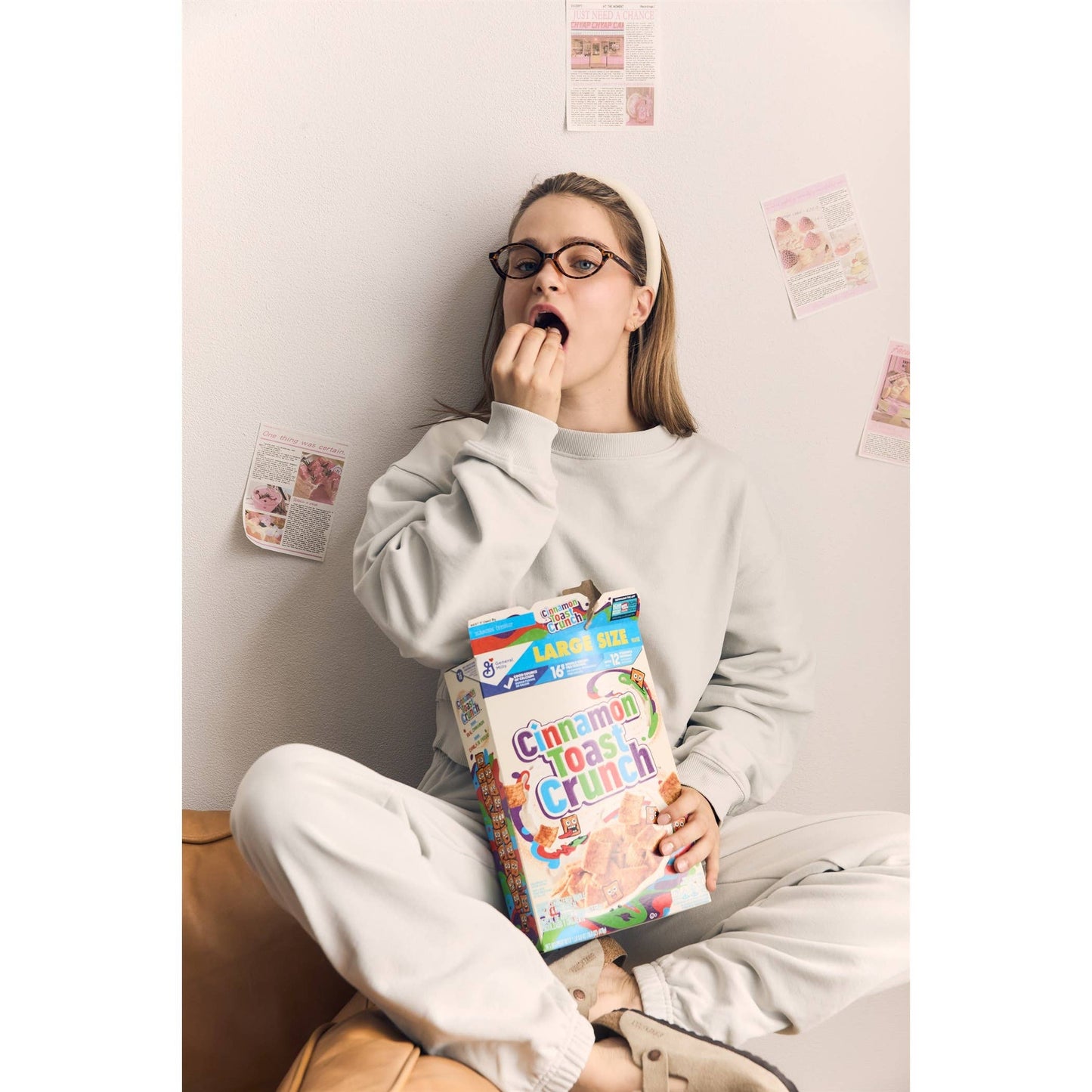 Organic Cotton Cropped Crewneck (AAD122)