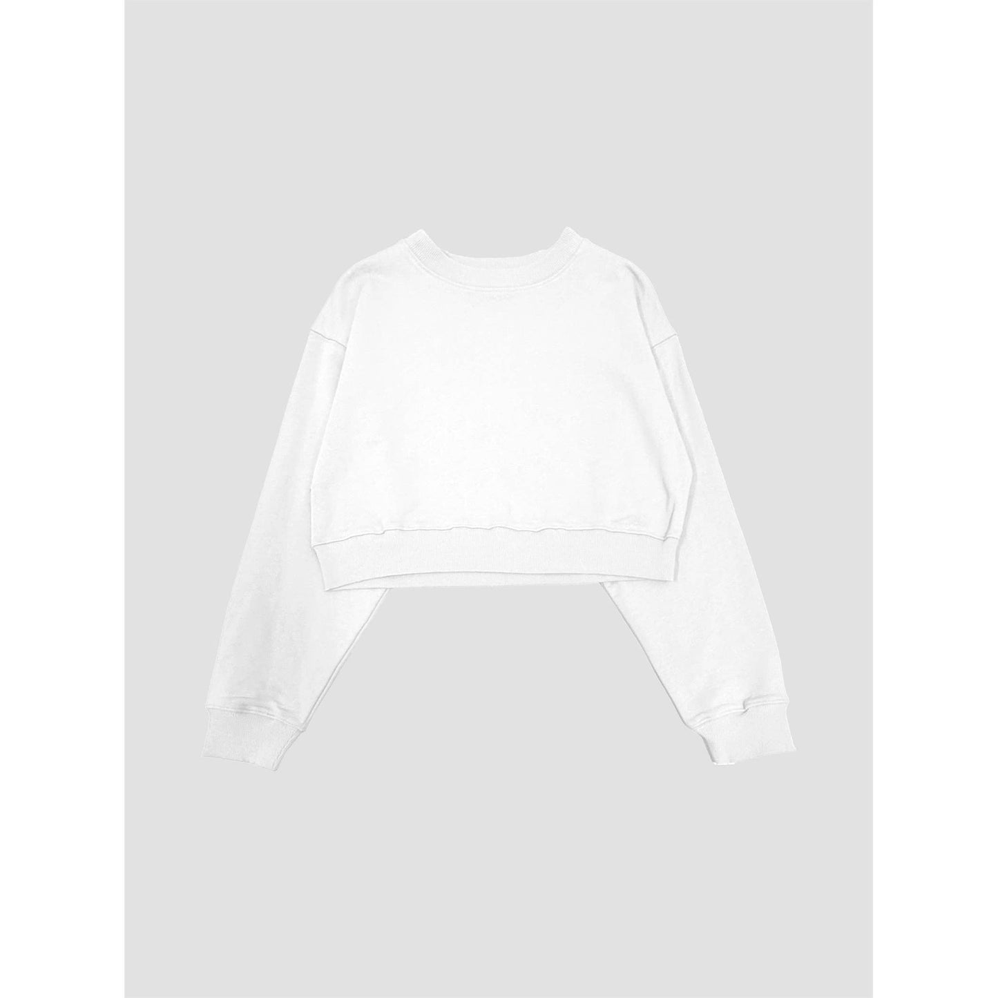 Organic Cotton Cropped Crewneck (AAD122)