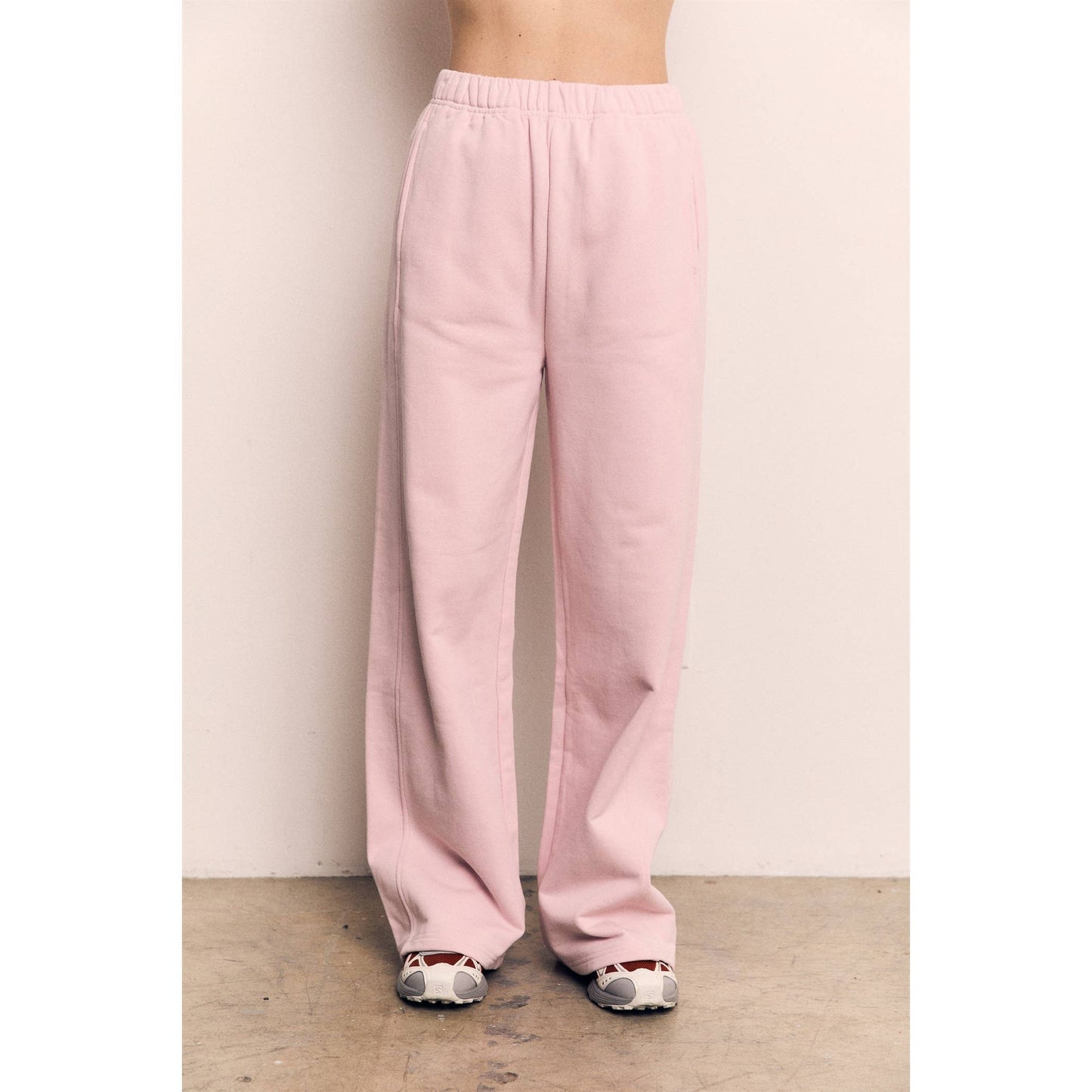 ORGANIC COTTON TERRY WIDE PANTS
