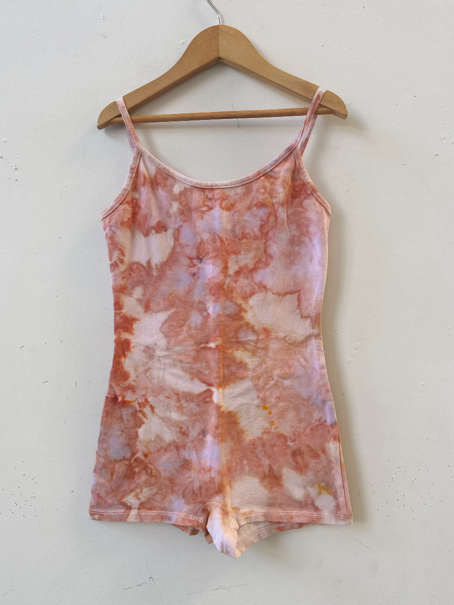 Cotton One piece in blue, green, pink, purple & brown tie dye