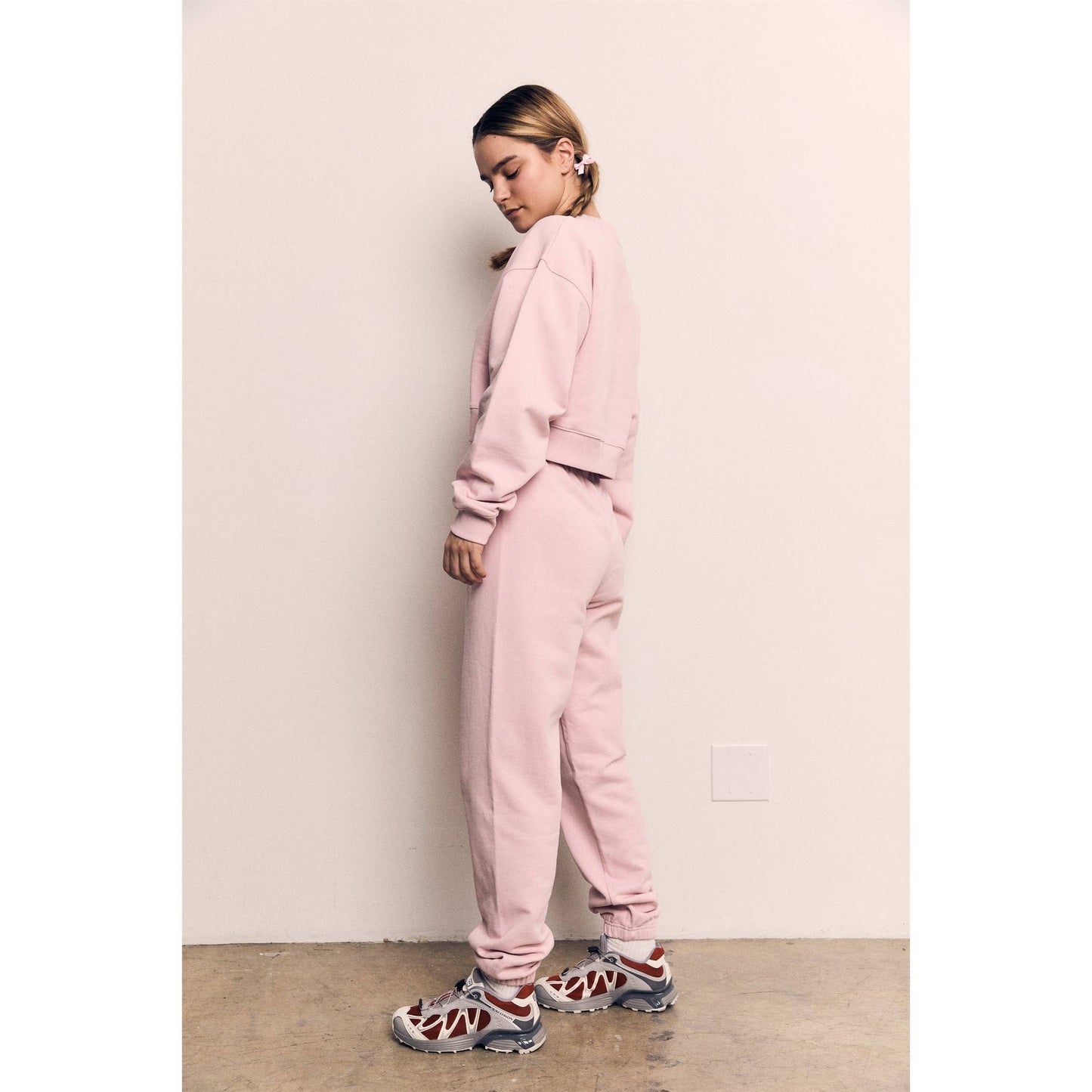 Organic Cotton Cropped Crewneck (AAD122)