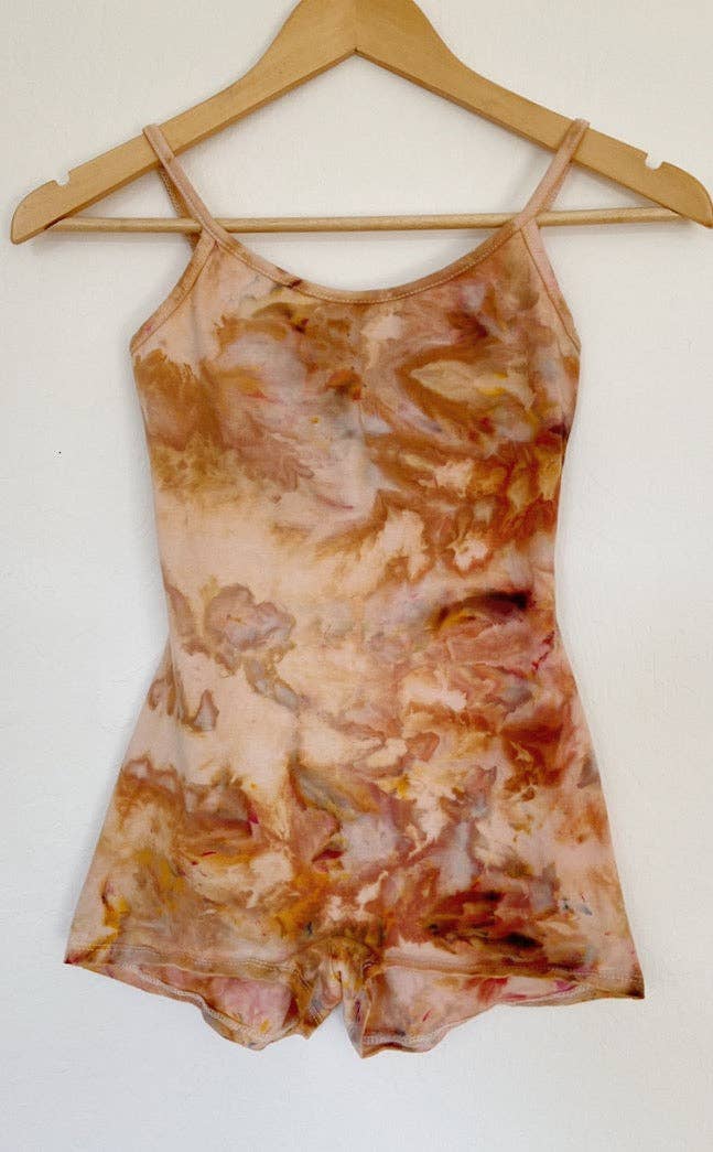 Cotton One piece in blue, green, pink, purple & brown tie dye