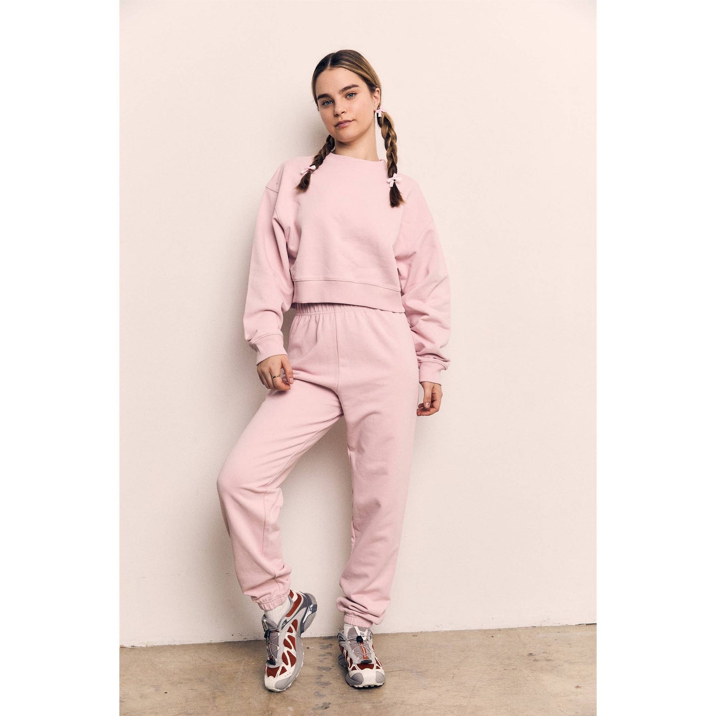 Organic Cotton Cropped Crewneck (AAD122)