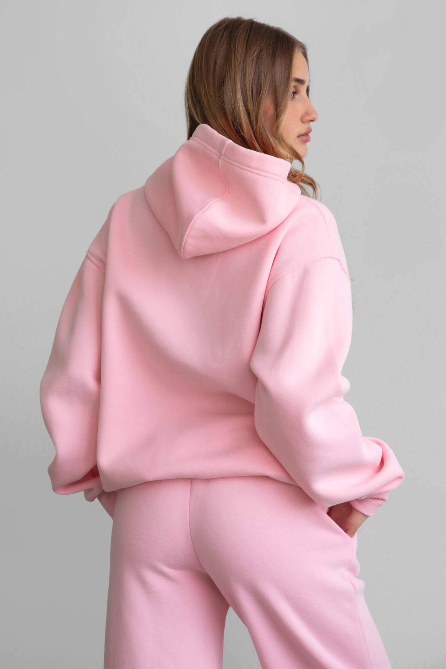 DAMI Cloud Fleece Classic Oversized Hoodie Kangaroo Pocket