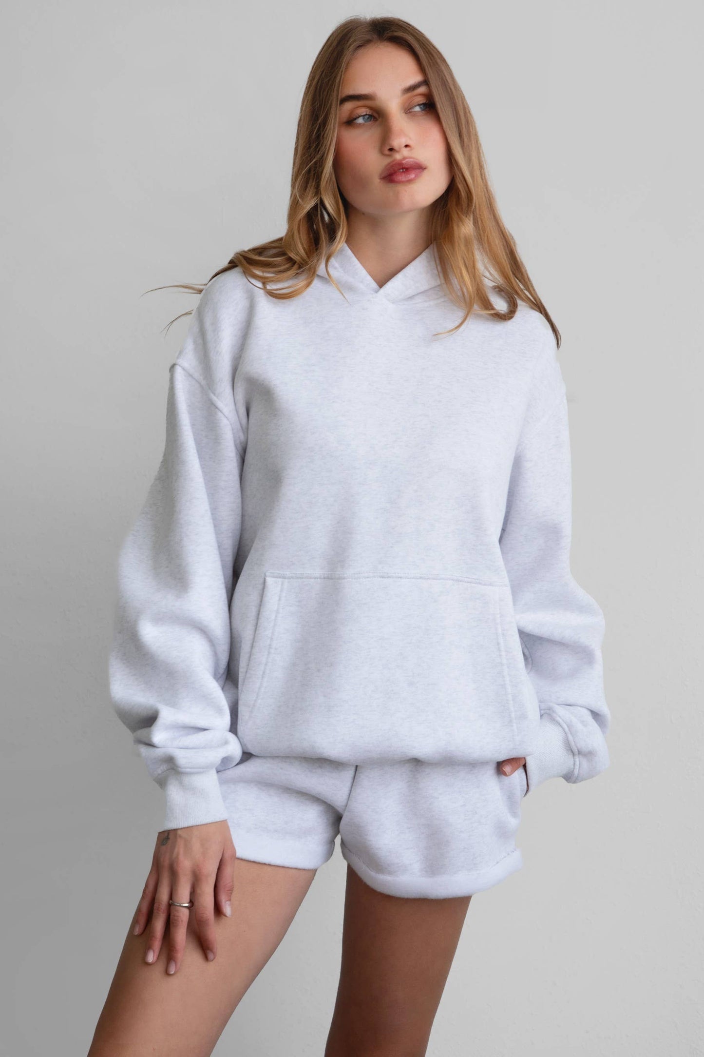 DAMI Cloud Fleece Classic Oversized Hoodie Kangaroo Pocket