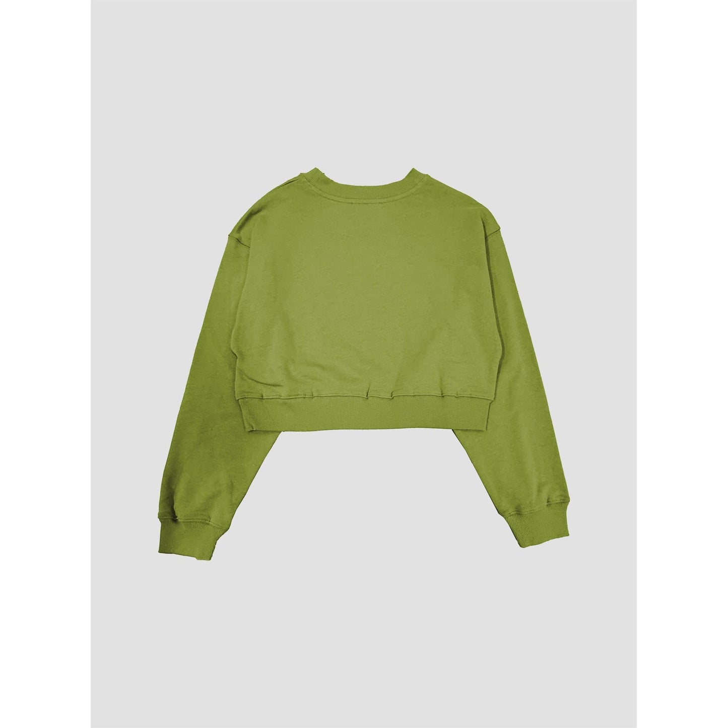 Organic Cotton Cropped Crewneck (AAD122)