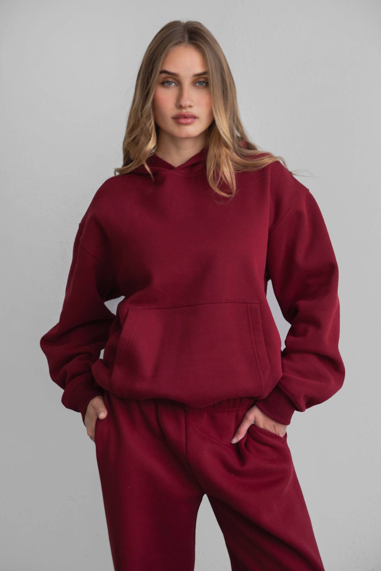 DAMI Cloud Fleece Classic Oversized Hoodie Kangaroo Pocket