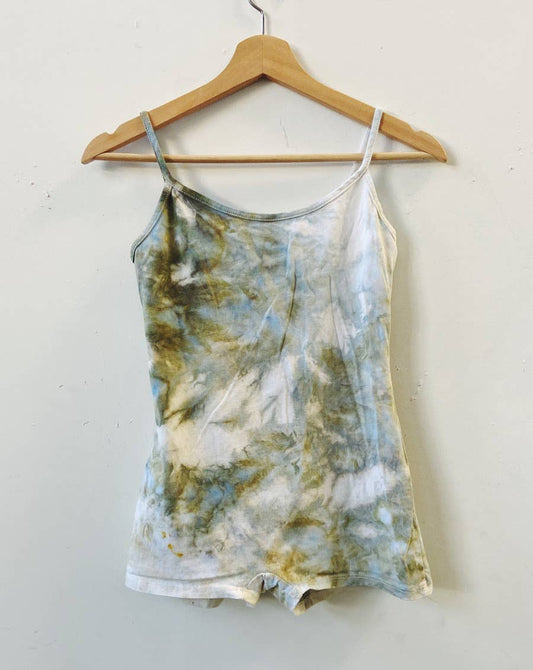 Cotton One piece in blue, green, pink, purple & brown tie dye