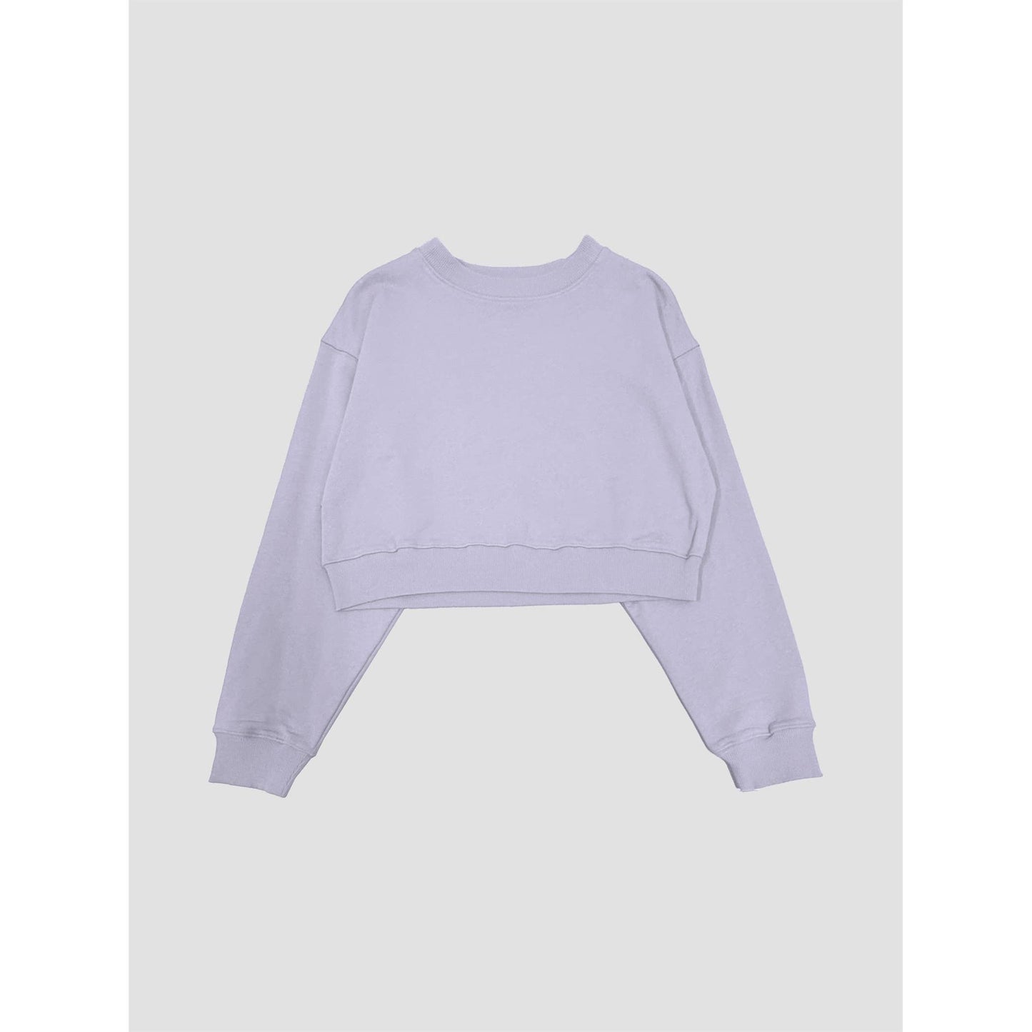 Organic Cotton Cropped Crewneck (AAD122)