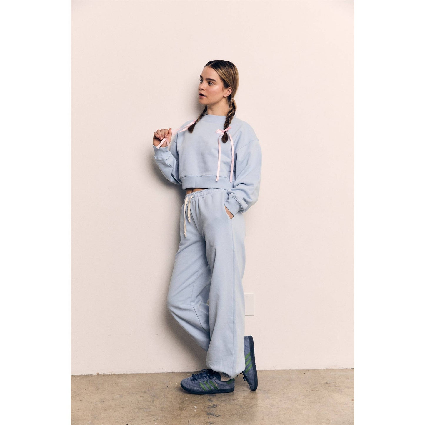 Organic Cotton Cropped Crewneck (AAD122)