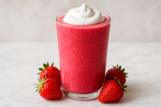 CAN YOU MAKE THE STRAWBERRY SMOOTHIE PINK