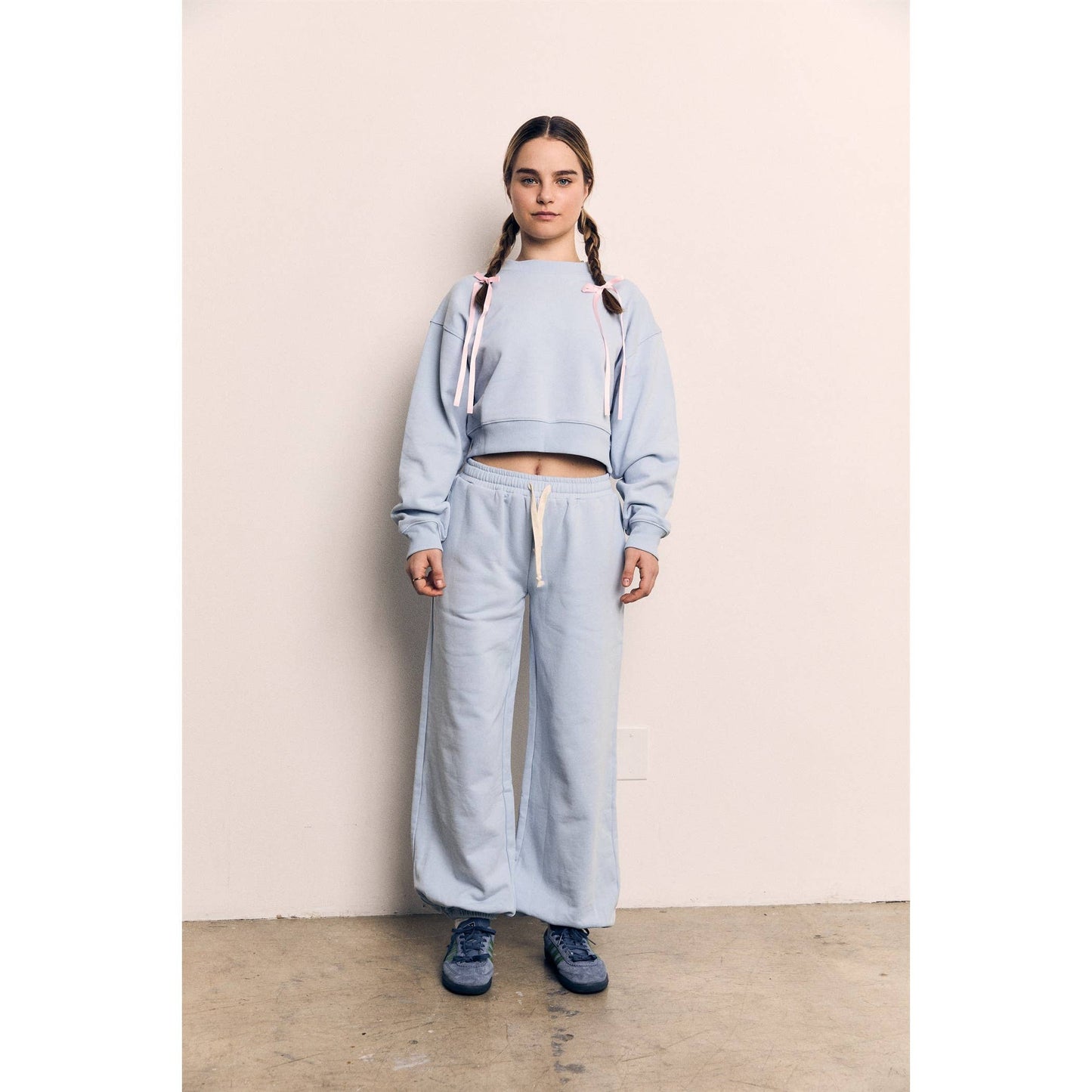 Organic Cotton Cropped Crewneck (AAD122)