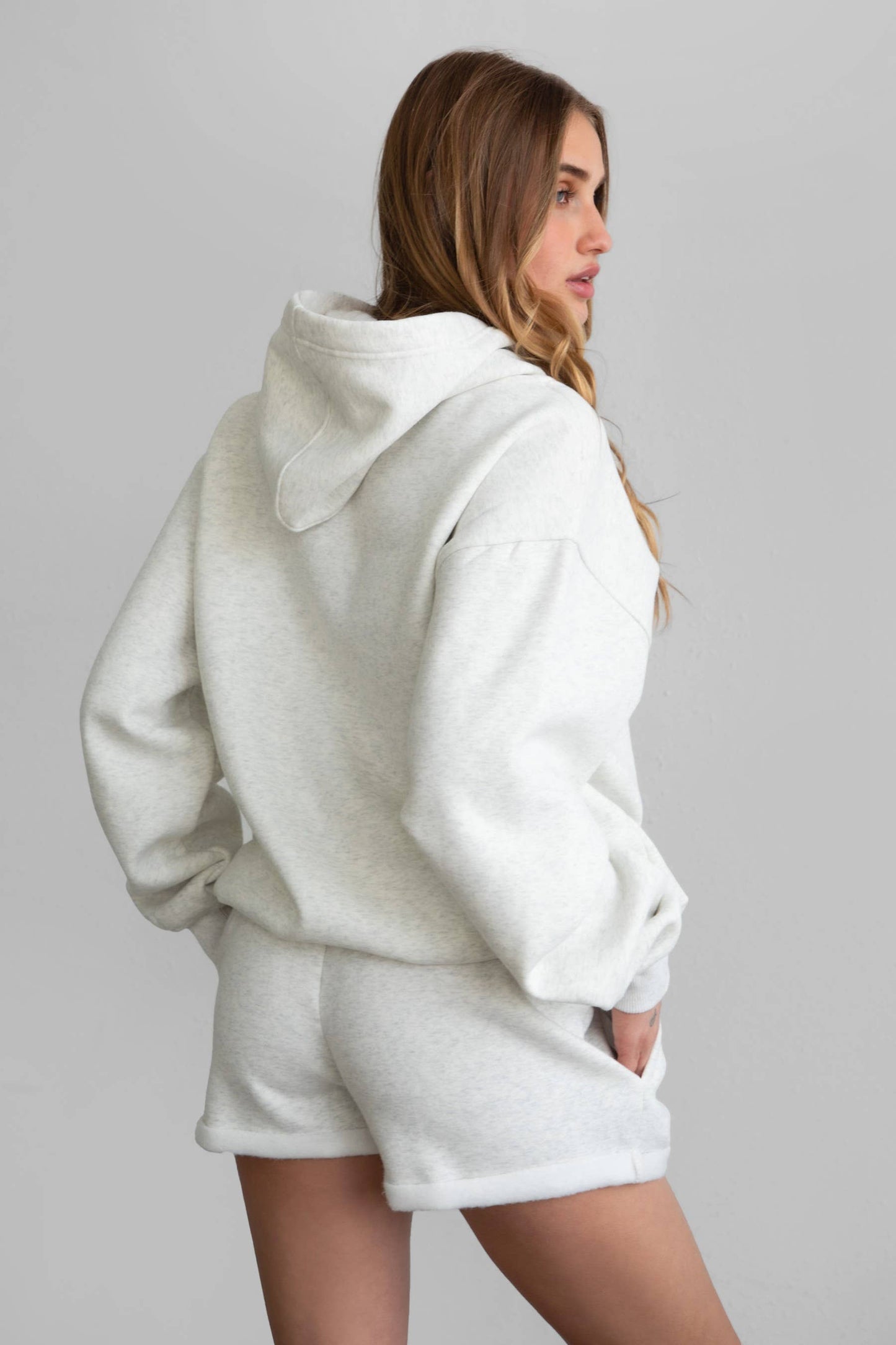 DAMI Cloud Fleece Classic Oversized Hoodie Kangaroo Pocket