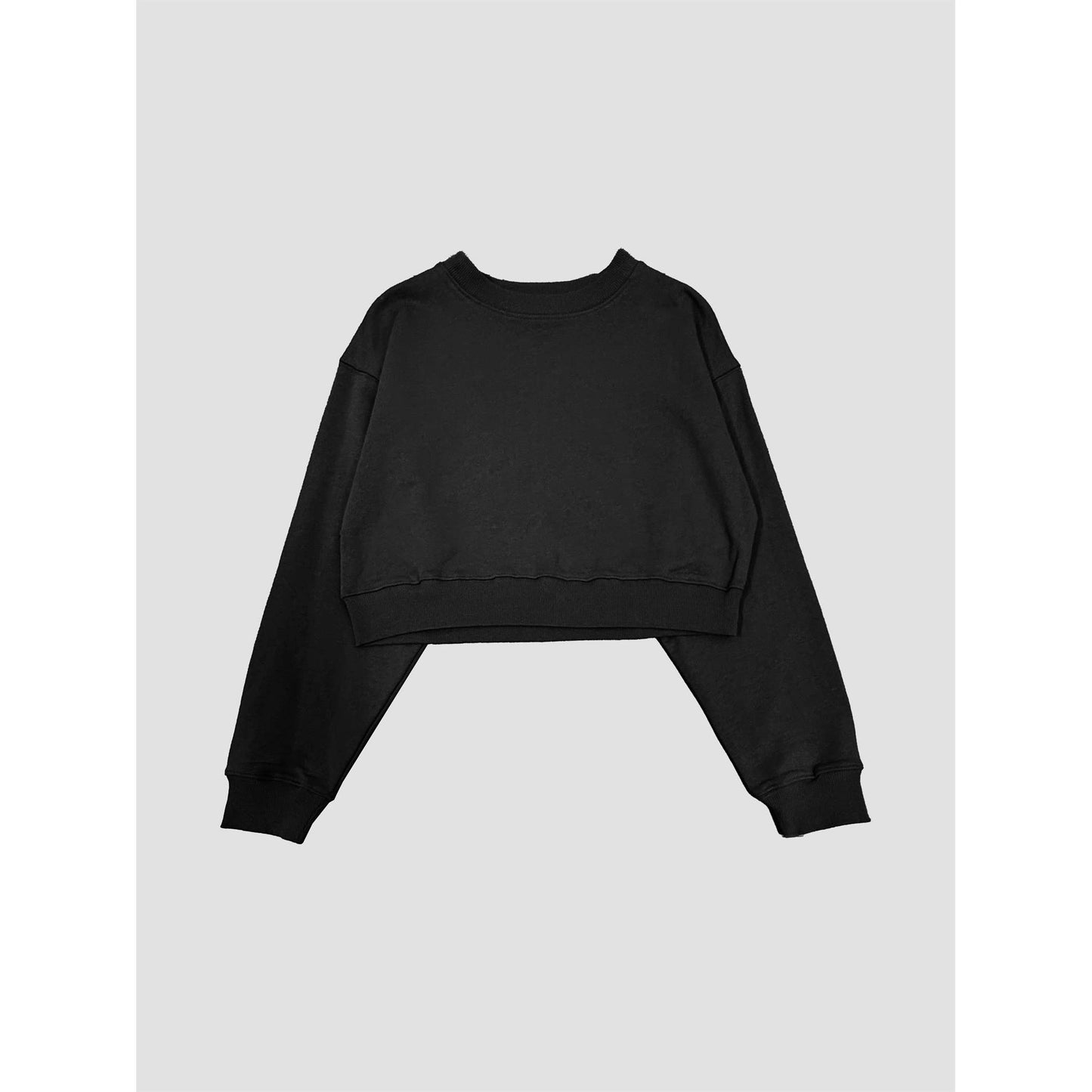 Organic Cotton Cropped Crewneck (AAD122)